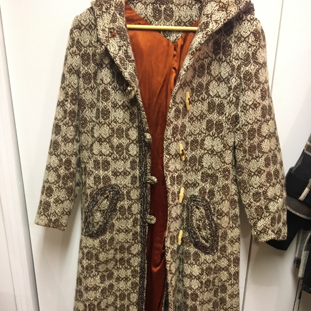Vintage long wool jacket